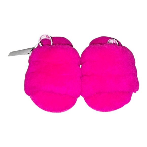 UGG Baby Fluff Yeah Slide Slippers Sandals Pink Size M 12–18 Month NEW Princess - Picture 3 of 6